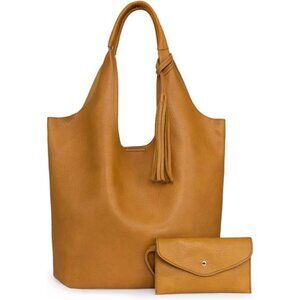 Slouchy Hobo Bags for Women Tawny Brown